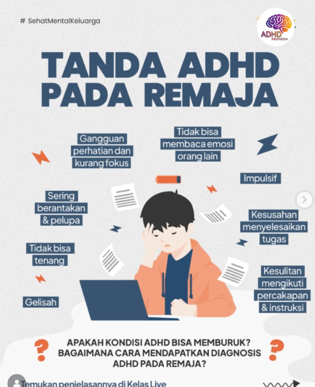 Screening ADHD Non-Diagnostik: Edukasi Awal bagi Orang Tua di Kabupaten Bantaeng