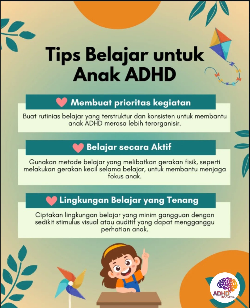 Strategi Belajar yang Cocok untuk Anak ADHD di Kabupaten Bantaeng